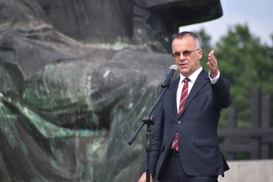 12.07.2021. Obchody Dnia Walki i Męczeństwa Wsi Polskiej w Michniowie. Fot. Katarzyna Pronobis (IPN)