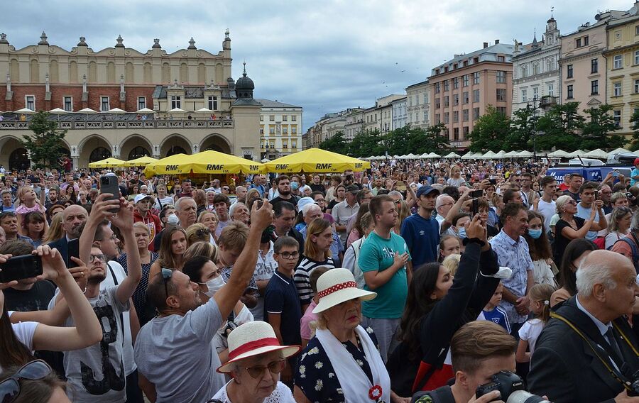 Krakowskie uroczystości w 77. rocznicę wybuchu powstania warszawskiego. Fot. Janusz Ślęzak (IPN)