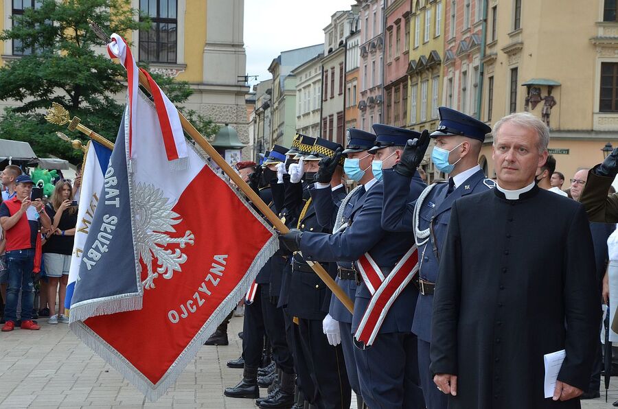 Krakowskie uroczystości w 77. rocznicę wybuchu powstania warszawskiego. Fot. Janusz Ślęzak (IPN)