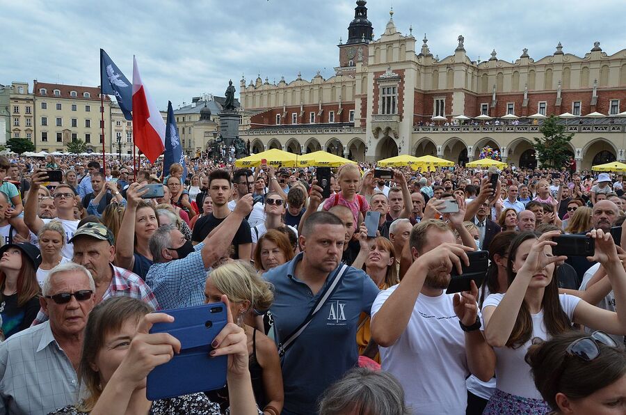 Krakowskie uroczystości w 77. rocznicę wybuchu powstania warszawskiego. Fot. Janusz Ślęzak (IPN)