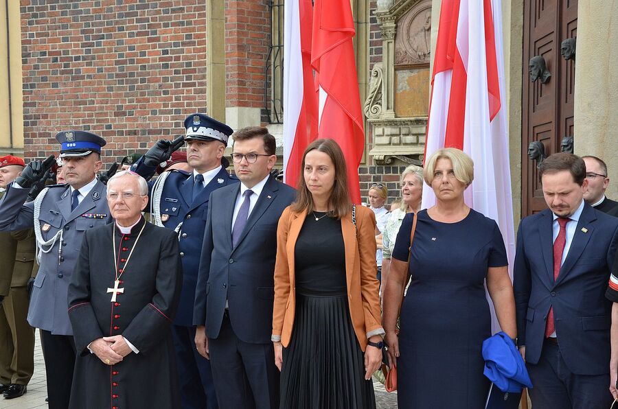 Krakowskie uroczystości w 77. rocznicę wybuchu powstania warszawskiego. Fot. Janusz Ślęzak (IPN)