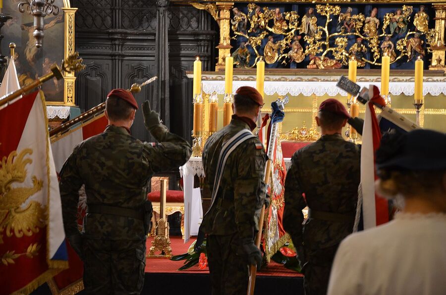 Krakowskie uroczystości w 77. rocznicę wybuchu powstania warszawskiego. Fot. Janusz Ślęzak (IPN)