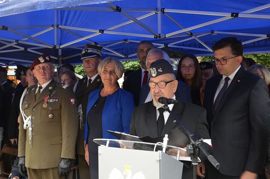 Krakowskie uroczystości w 77. rocznicę wybuchu powstania warszawskiego. Fot. Janusz Ślęzak (IPN)