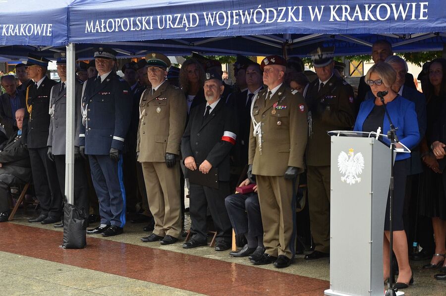 Krakowskie uroczystości w 77. rocznicę wybuchu powstania warszawskiego. Fot. Janusz Ślęzak (IPN)