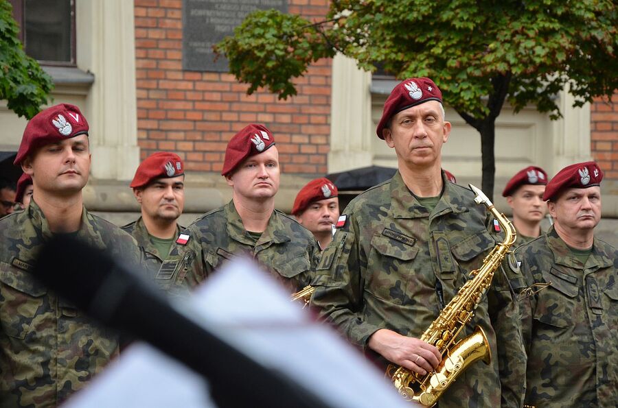 Krakowskie uroczystości w 77. rocznicę wybuchu powstania warszawskiego. Fot. Janusz Ślęzak (IPN)