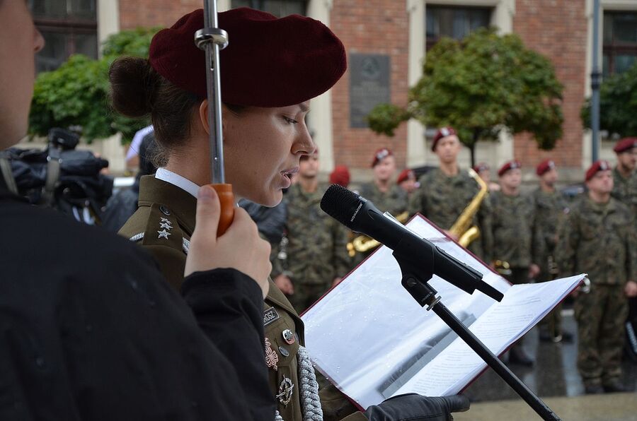 Krakowskie uroczystości w 77. rocznicę wybuchu powstania warszawskiego. Fot. Janusz Ślęzak (IPN)