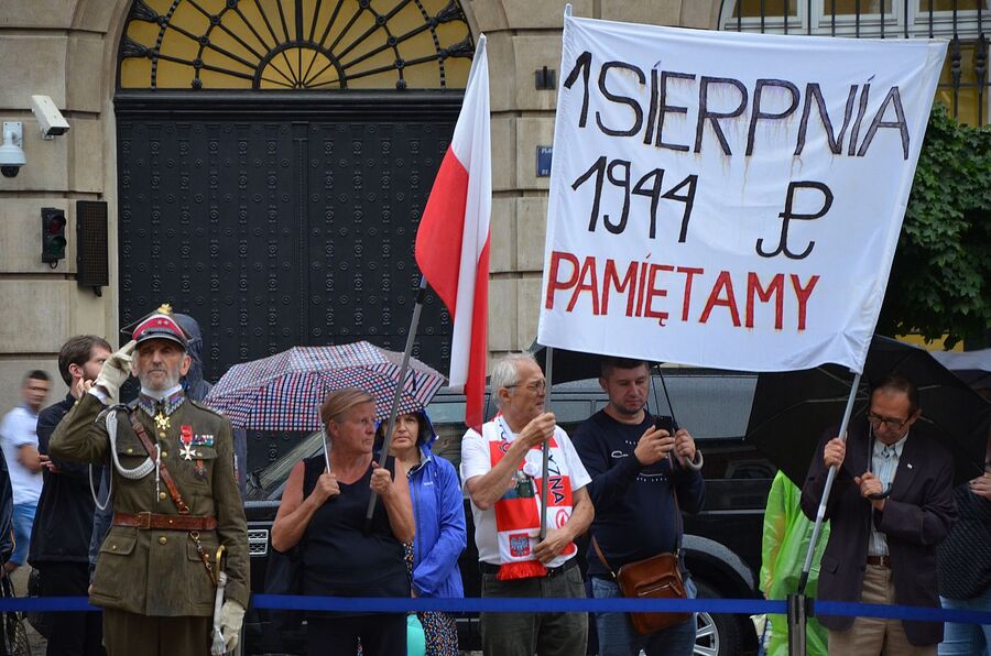 Krakowskie uroczystości w 77. rocznicę wybuchu powstania warszawskiego. Fot. Janusz Ślęzak (IPN)