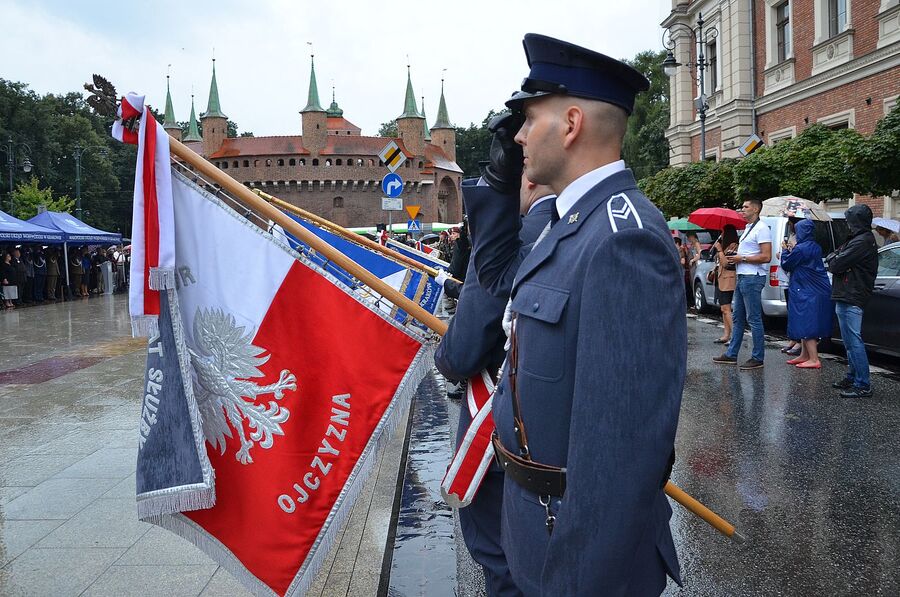 Krakowskie uroczystości w 77. rocznicę wybuchu powstania warszawskiego. Fot. Janusz Ślęzak (IPN)
