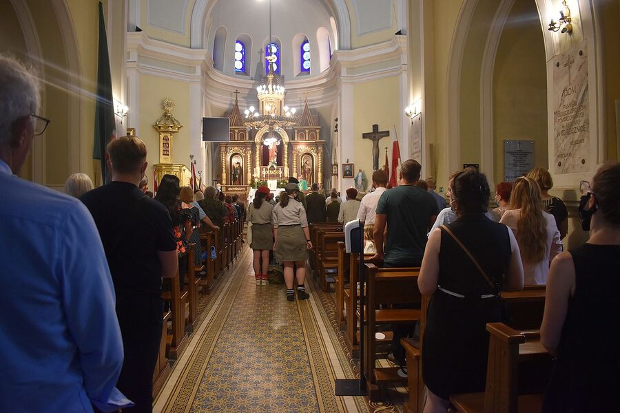 W Kielcach upamiętniono 77. rocznicę wybuchu powstania warszawskiego. Fot. Jakub Mularczyk (IPN)