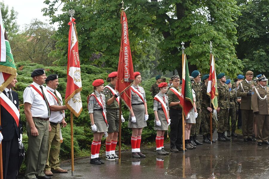 W Kielcach upamiętniono 77. rocznicę wybuchu powstania warszawskiego. Fot. Jakub Mularczyk (IPN)