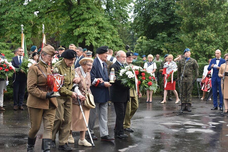 W Kielcach upamiętniono 77. rocznicę wybuchu powstania warszawskiego. Fot. Jakub Mularczyk (IPN)