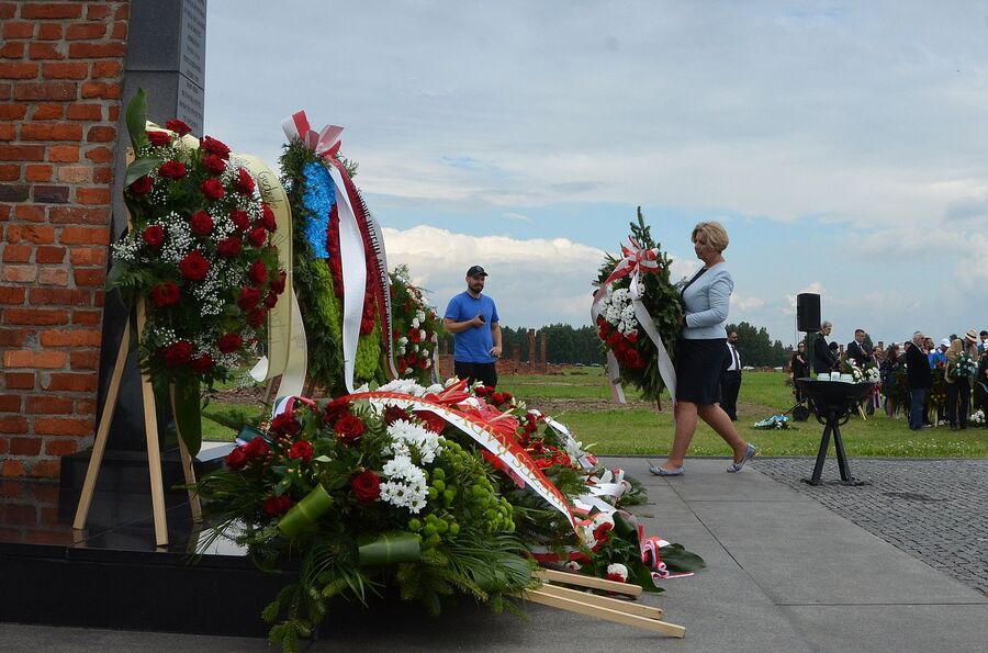 2 sierpnia 2021. Europejski Dzień Pamięci o Holokauście Romów. Fot. Janusz Ślęzak (IPN)