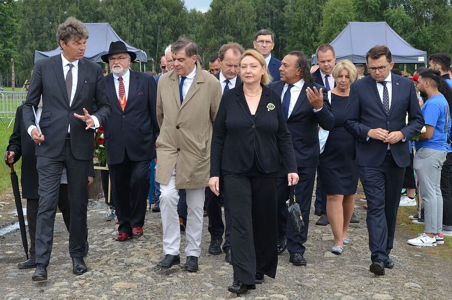 2 sierpnia 2021. Europejski Dzień Pamięci o Holokauście Romów. Fot. Janusz Ślęzak (IPN)