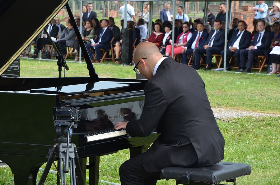 2 sierpnia 2021. Europejski Dzień Pamięci o Holokauście Romów. Fot. Janusz Ślęzak (IPN)