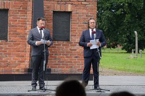 2 sierpnia 2021. Europejski Dzień Pamięci o Holokauście Romów. Fot. Janusz Ślęzak (IPN)