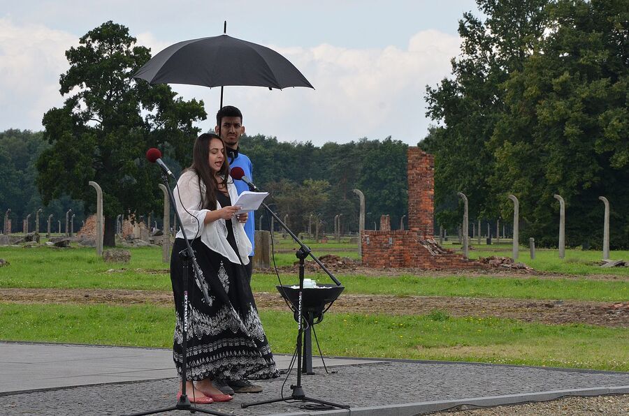 2 sierpnia 2021. Europejski Dzień Pamięci o Holokauście Romów. Fot. Janusz Ślęzak (IPN)