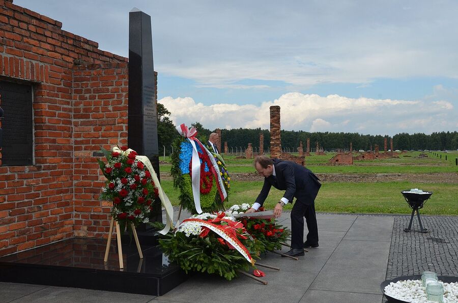 2 sierpnia 2021. Europejski Dzień Pamięci o Holokauście Romów. Fot. Janusz Ślęzak (IPN)