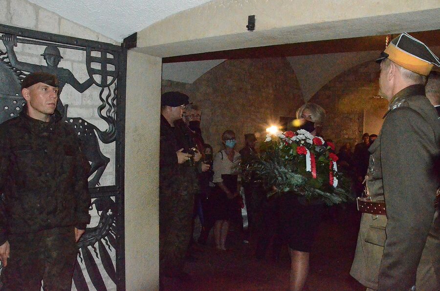 56. Marsz Szlakiem I Kompanii Kadrowej. Uroczystości na Wawelu. Fot. Janusz Ślęzak (IPN)