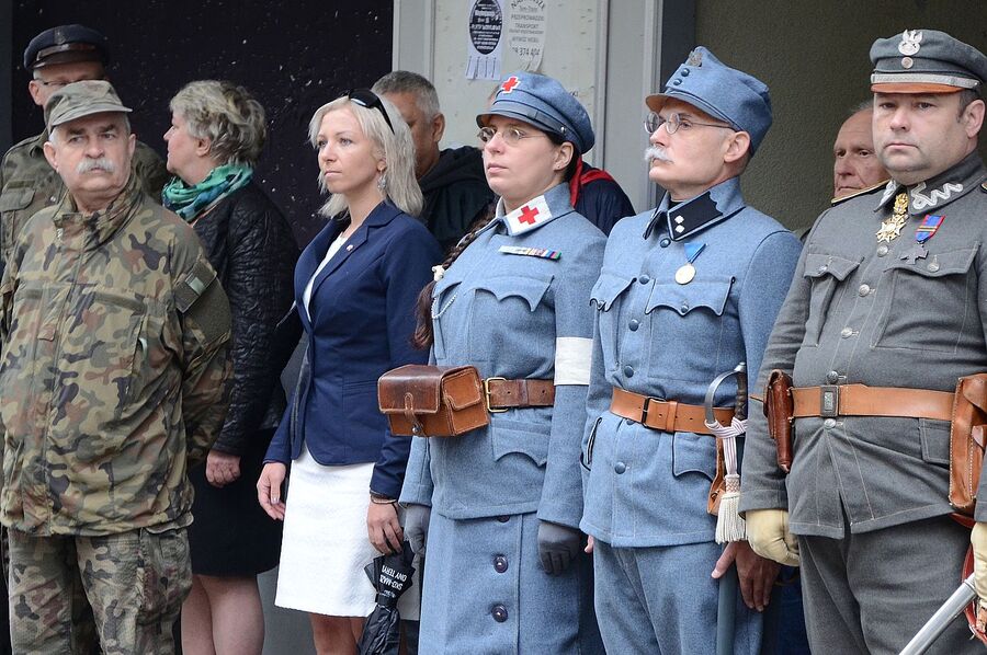 Uczestnicy 56. Marszu Szlakiem I Kompanii Kadrowej wyruszyli na trasę. Fot. Janusz Ślęzak (IPN)