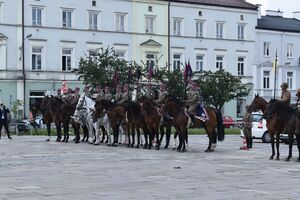 Zakończenie marszu szlakiem kadrówki w Kielcach. Fot. Edyta Krężołek (IPN)