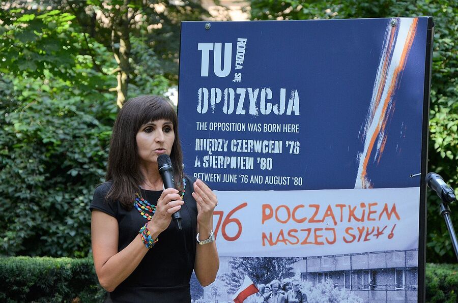 Wystawa „Tu rodziła się opozycja” na Plantach w Krakowie. Fot. Janusz Ślęzak (IPN)