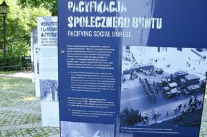 Wystawa „Tu rodziła się opozycja” na Plantach w Krakowie. Fot. Janusz Ślęzak (IPN)