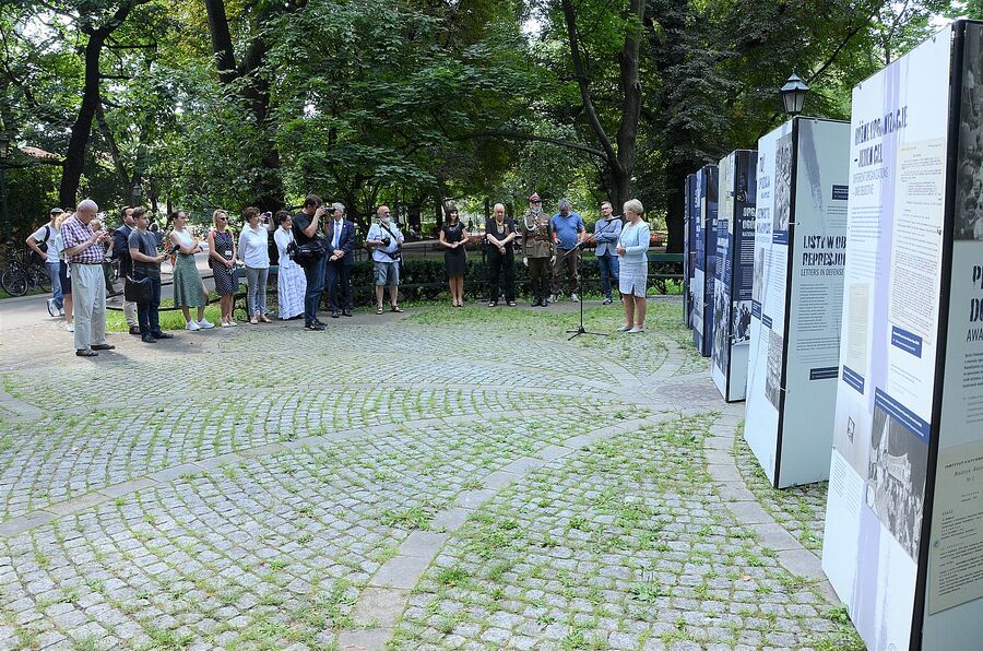Wystawa „Tu rodziła się opozycja” na Plantach w Krakowie. Fot. Janusz Ślęzak (IPN)