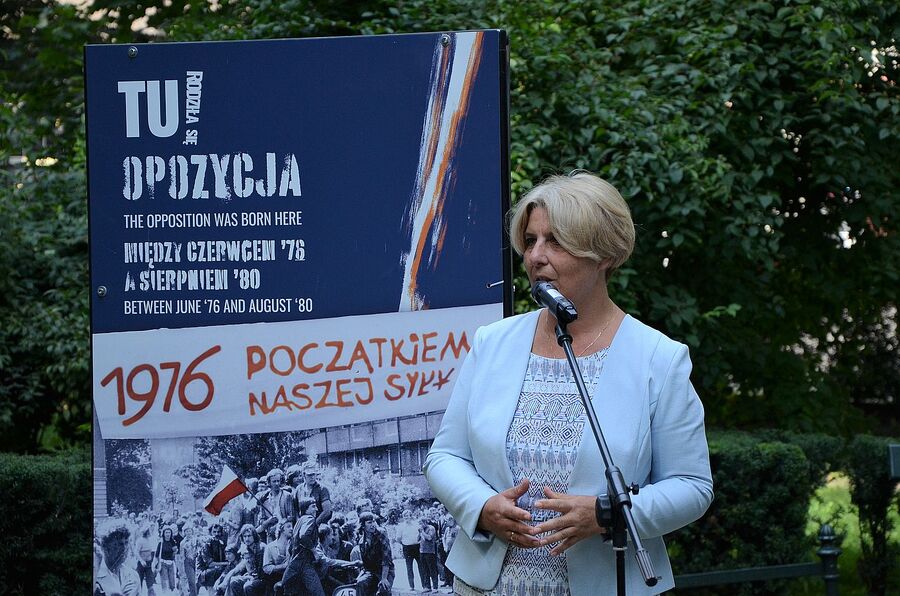 Wystawa „Tu rodziła się opozycja” na Plantach w Krakowie. Fot. Janusz Ślęzak (IPN)