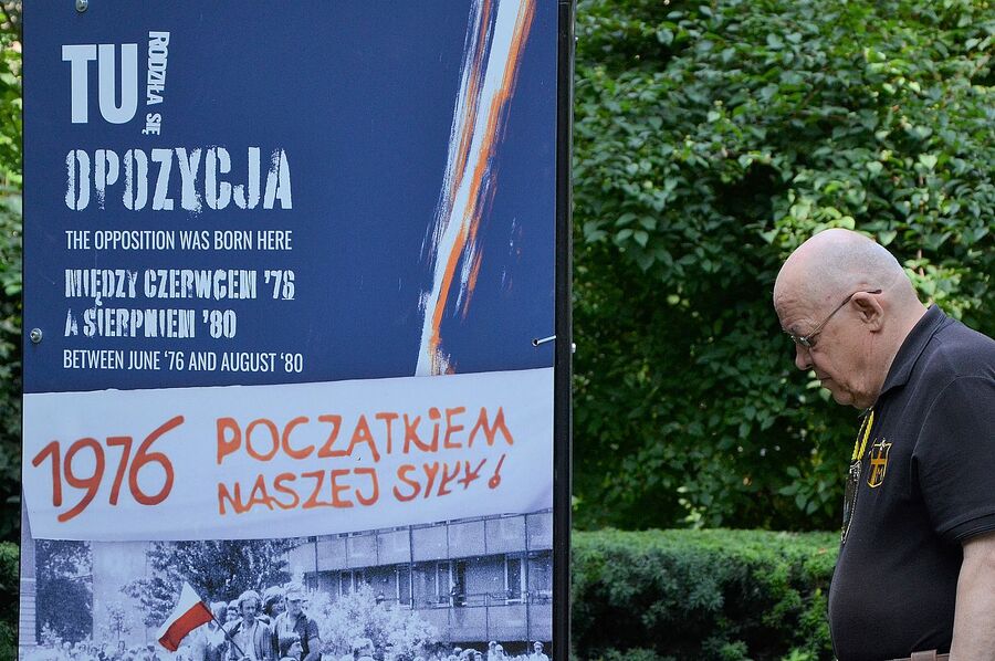 Wystawa „Tu rodziła się opozycja” na Plantach w Krakowie. Fot. Janusz Ślęzak (IPN)