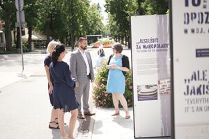Wystawa „TU rodziła się opozycja” w Busku-Zdroju. Fot. Michał Zawisza (IPN)