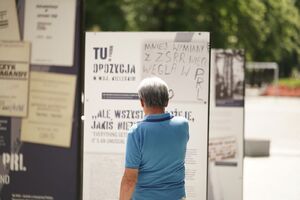 Wystawa „TU rodziła się opozycja” w Busku-Zdroju. Fot. Michał Zawisza (IPN)
