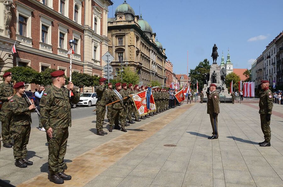 Święto Wojska Polskiego w Krakowie. Fot. Janusz Ślęzak (IPN)