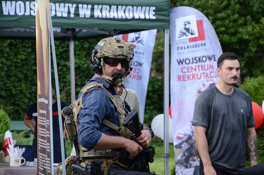 Piknik wojskowy w Krakowie. Fot. Janusz Ślęzak (IPN)