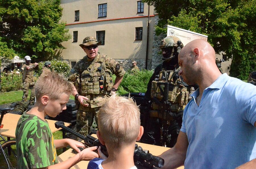Piknik wojskowy w Krakowie. Fot. Janusz Ślęzak (IPN)