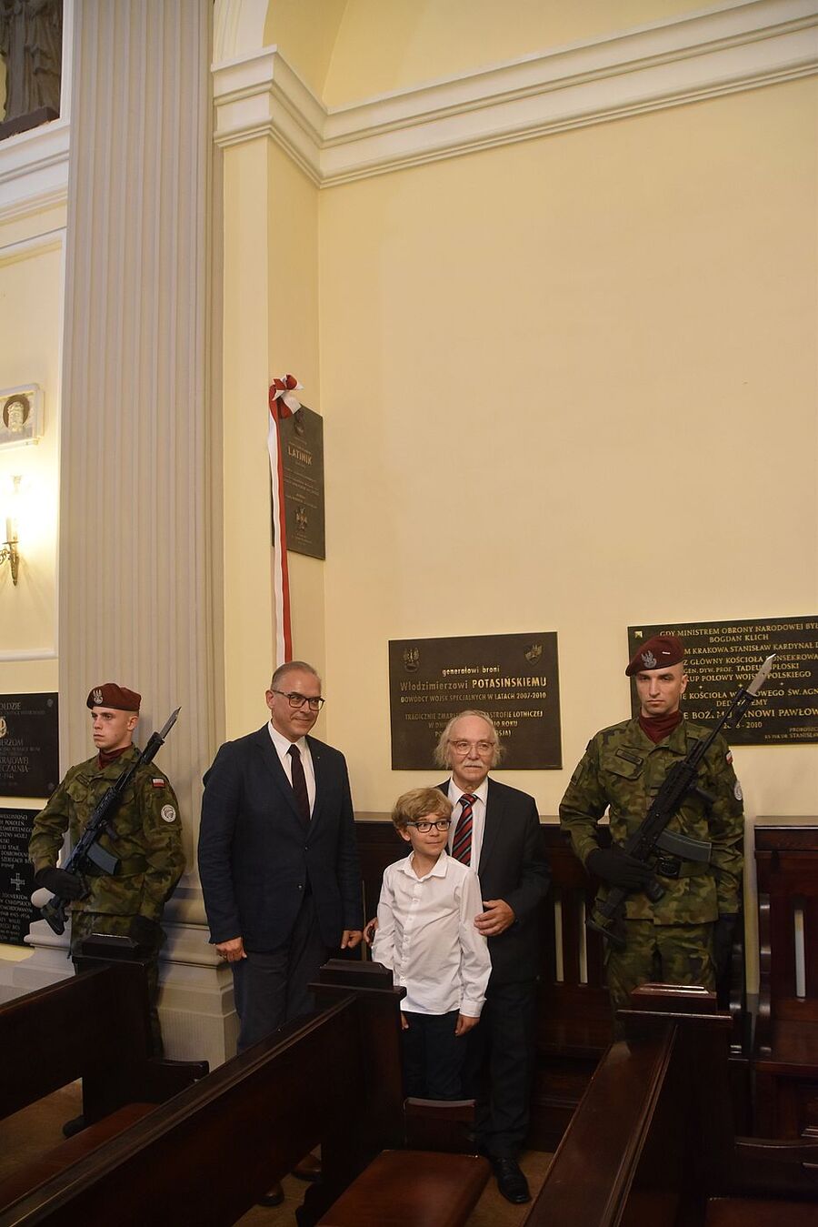 W Krakowie odsłonięto tablicę upamiętniającą gen. Franciszka Latinika. Fot. IPN