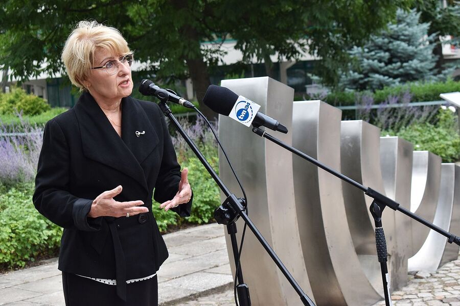 79. rocznica zagłady Żydów z getta w Kielcach. Fot. Katarzyna Pronobis (IPN)