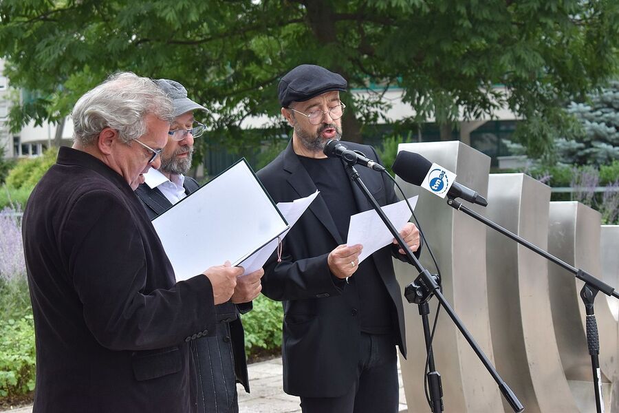 79. rocznica zagłady Żydów z getta w Kielcach. Fot. Katarzyna Pronobis (IPN)