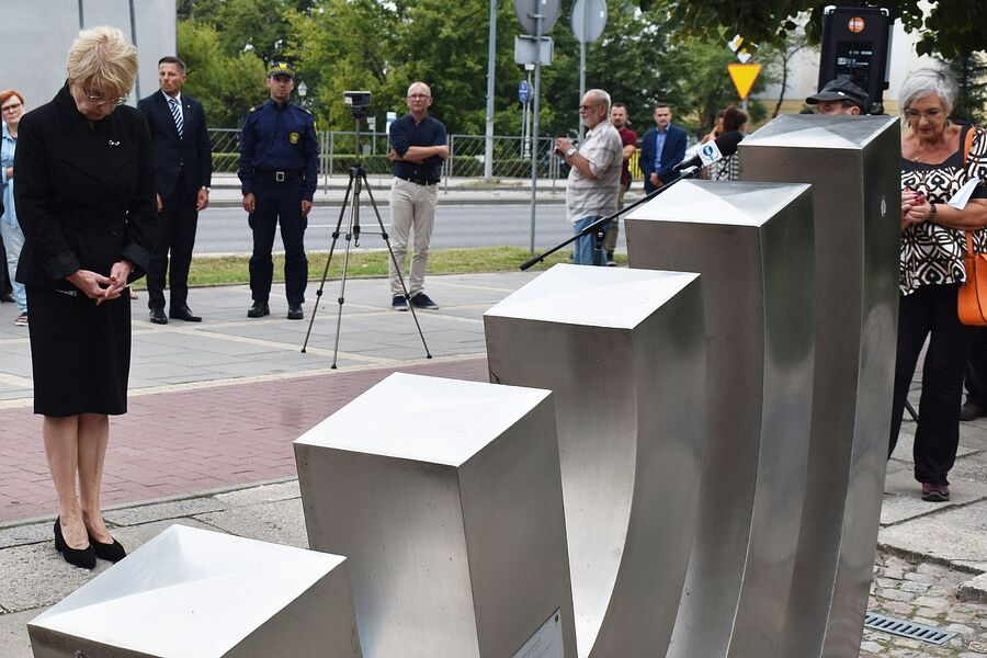 79. rocznica zagłady Żydów z getta w Kielcach. Fot. Katarzyna Pronobis (IPN)
