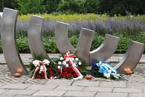 79. rocznica zagłady Żydów z getta w Kielcach. Fot. Katarzyna Pronobis (IPN)