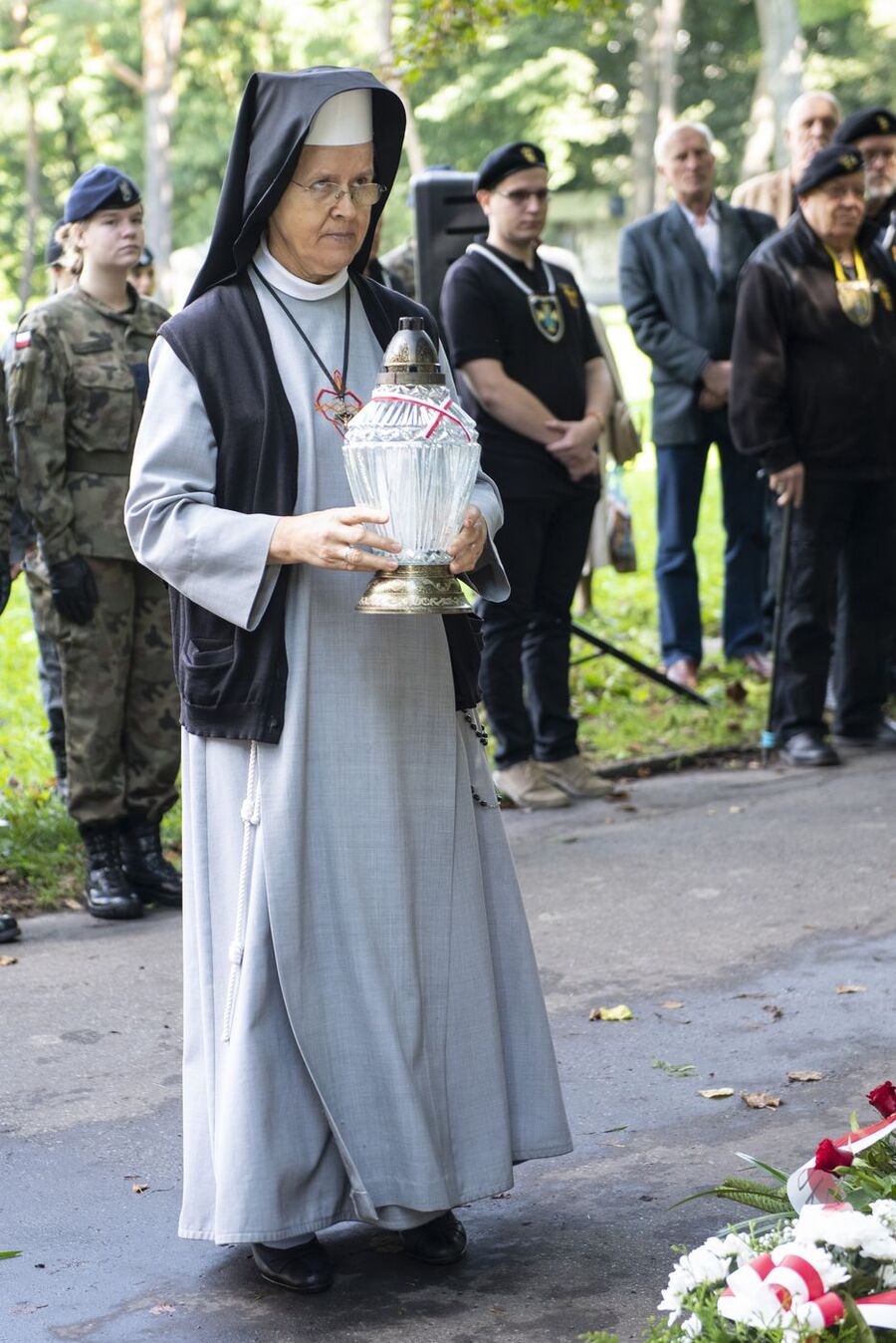 W Krakowie uczczono 75. rocznicę śmierci Danuty Siedzikówny „Inki”. Fot. Agnieszka Masłowska (IPN)