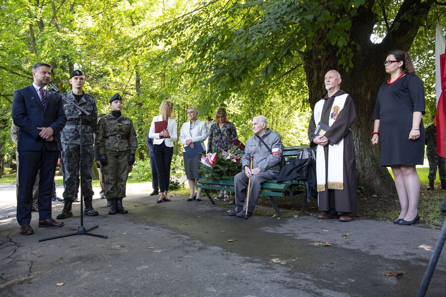 W Krakowie uczczono 75. rocznicę śmierci Danuty Siedzikówny „Inki”. Fot. Agnieszka Masłowska (IPN)