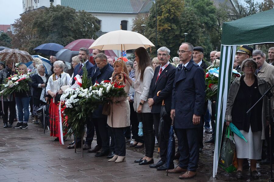 Krakowskie uroczystości w 41. rocznicę podpisania Porozumień Sierpniowych. Fot. Janusz Ślęzak (IPN)