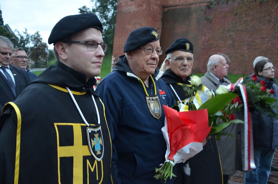 Krakowskie uroczystości w 41. rocznicę podpisania Porozumień Sierpniowych. Fot. Janusz Ślęzak (IPN)