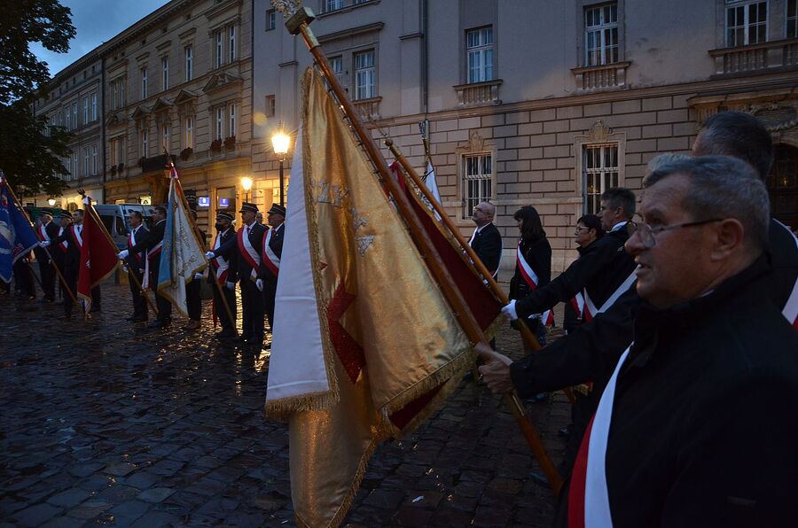 Krakowskie uroczystości w 41. rocznicę podpisania Porozumień Sierpniowych. Fot. Janusz Ślęzak (IPN)