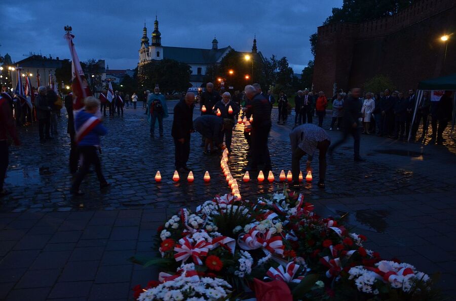 Krakowskie uroczystości w 41. rocznicę podpisania Porozumień Sierpniowych. Fot. Janusz Ślęzak (IPN)