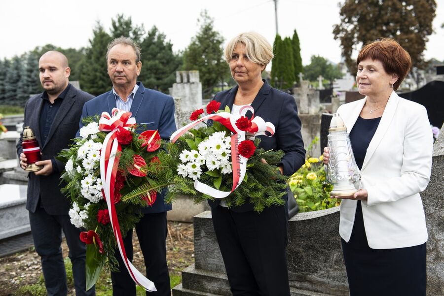 Grób Michała Łaty w Otfinowie. Fot. Agnieszka Masłowska (IPN)