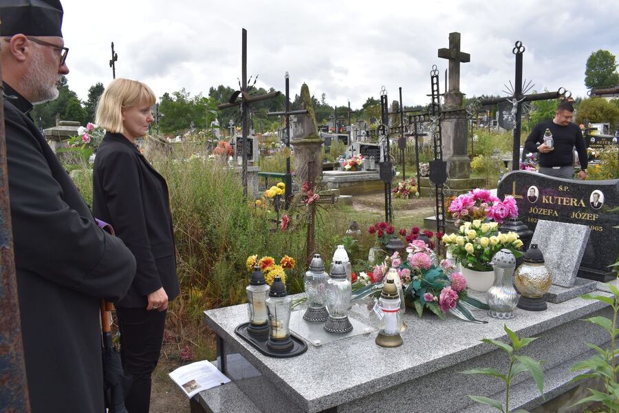 Grób Józefa Kutery w Krynkach. Fot. Katarzyna Pronobis (IPN)