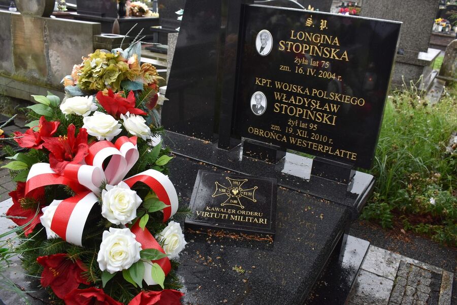 Grób Władysława Stopińskiego w Skarżysku-Kścielnym. Fot. Katarzyna Pronobis (IPN)