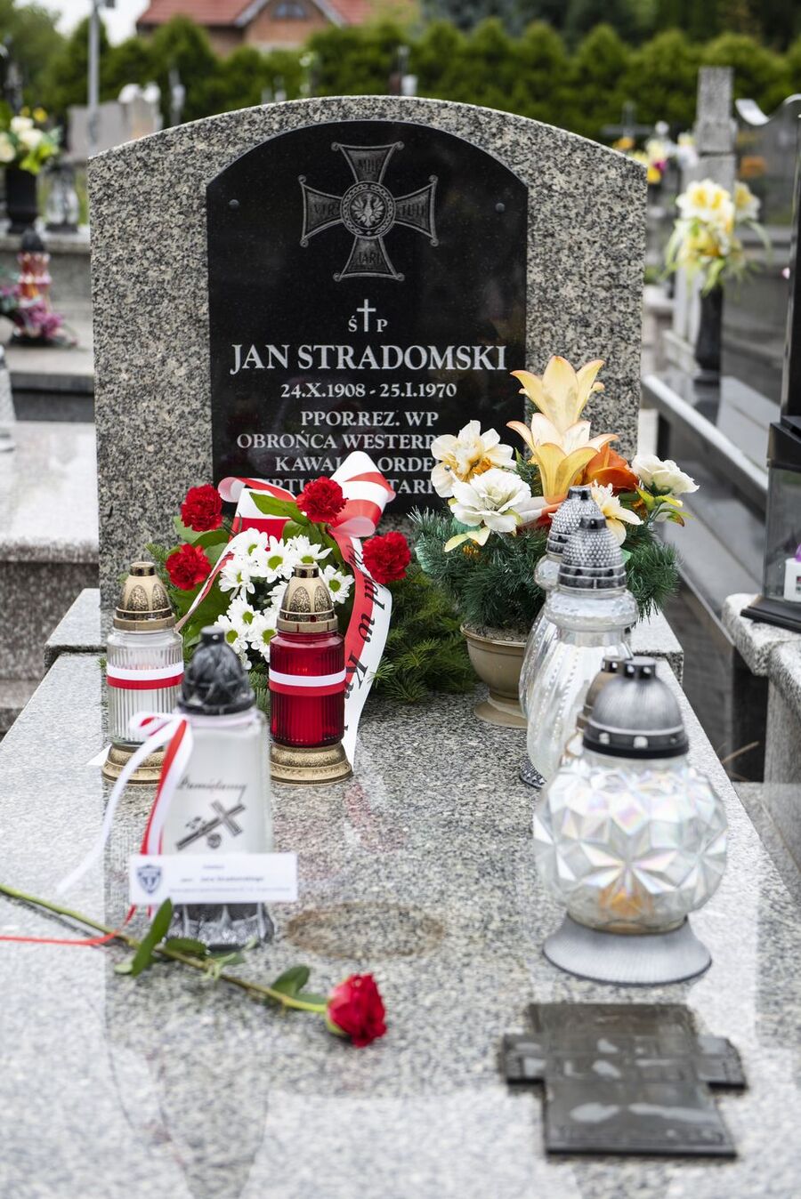 Grób Jana Stradomskiego w Kazimierzy Wielkiej. Fot. Agnieszka Masłowska (IPN)