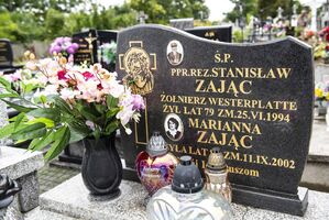 Grób Stanisława Zająca w Zborówku. Fot. Agnieszka Masłowska (IPN)